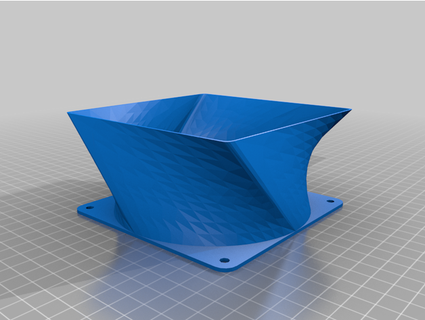 120 mm fan air duct brunofatia 3d print model - Mito3D