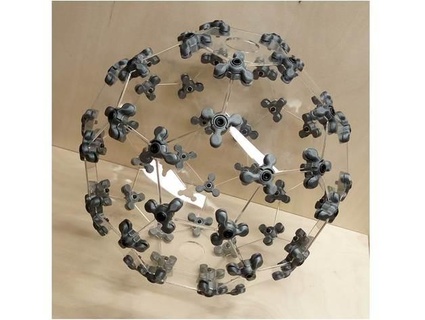 geodesic sphere asshu 3d print model - Mito3D