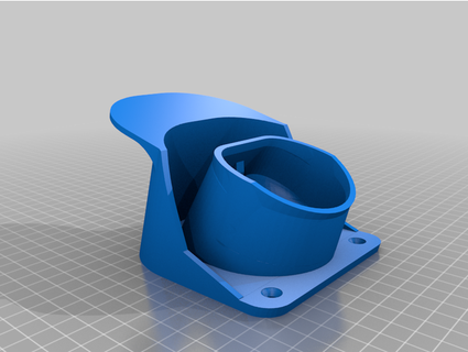 type 2 prise courant titulaire soutien prototypage berg 3d print model - Mito3D