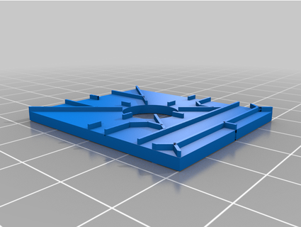 x-wing small base cardboard proxy dalledc 3d print model - Mito3D