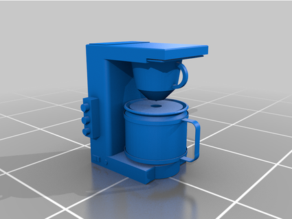 retro coffee maker model darshy372 3d print model - Mito3D