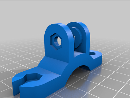 drift handlebar mount upper repair part evilzed 3d print model - Mito3D