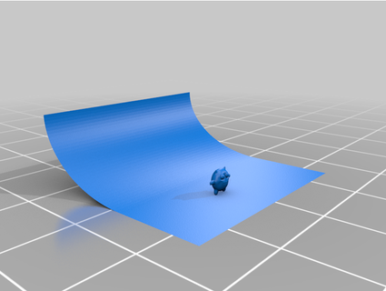 little blue monster dodovador 3d print model - Mito3D