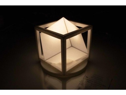 cubic bedside lamp jazzesdesigns 3d print model - Mito3D