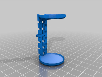 table miniature volant élévation supporter libbyjean 3d print model - Mito3D