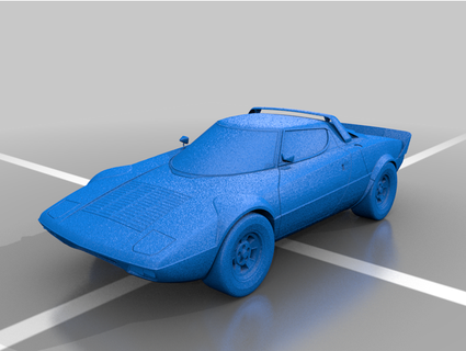 lancia Stratos hf stradale 3d print model - Mito3D