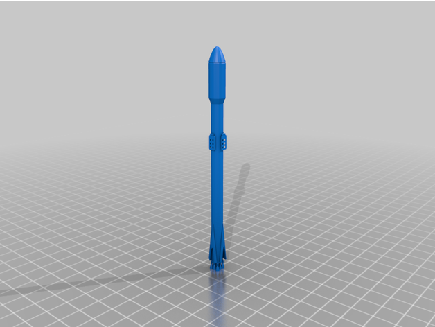 spacex falcon 9 jscottdespain 3D print model - Mito3D