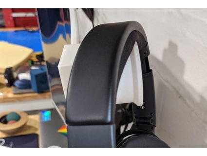 monitor corner headphone hook alexives 3d print model - Mito3D