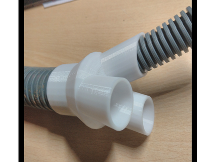 électrique tuyau tube connecteurs kumy 3d print model - Mito3D