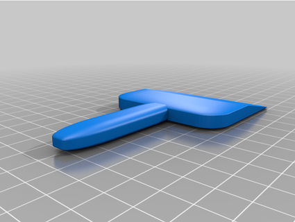 print bed scrapper waddlegoggles 3d print model - Mito3D
