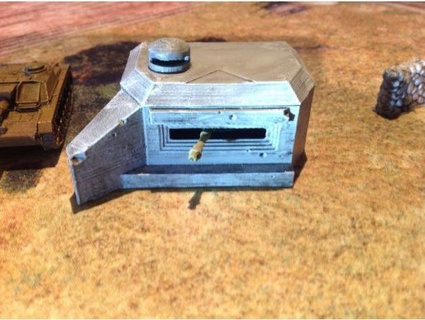 Normandia bunker ippofilio 3d print model - Mito3D