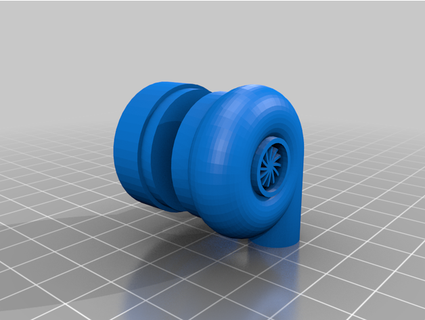 toy turbocharger eddyjmu 3d print model - Mito3D