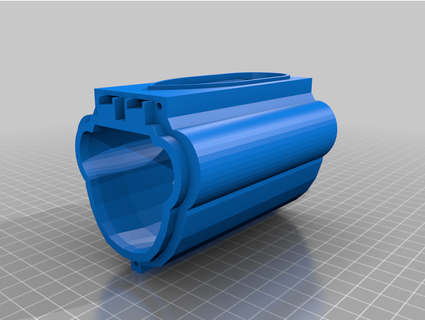 Badewanne boot Sektion 4 Loch jurotom 3d print model - Mito3D