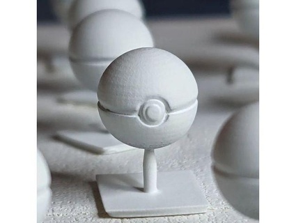 sólido pokebola miniaturas wcspegasus 3d print model - Mito3D