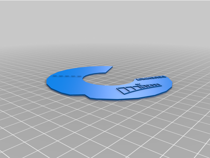 gaslands doughnut templet scaleordie 3d print model - Mito3D