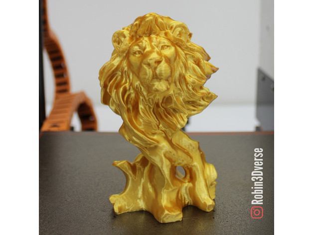 leão simba suporte livre remixar robin3dverse 3D print model - Mito3D