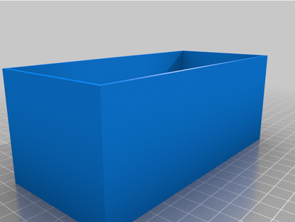 simple customizable box djalone 3d print model - Mito3D