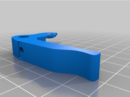 extrudeuse levier wanhao d10 bleu 3d print model - Mito3D