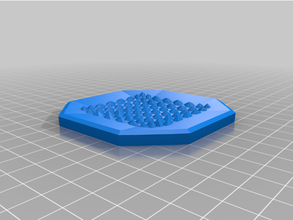 octogone barrière panneau vbotgamer 3d print model - Mito3D