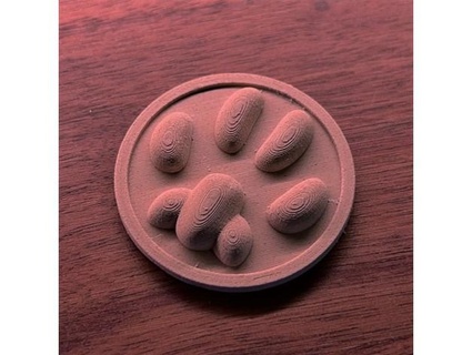 cat paw amulet spaceoholic 3d print model - Mito3D