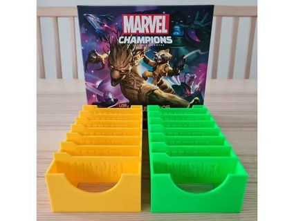 marvel champions - organizador para caja de expansi n expansion box organizer danimonto 3d print model - Mito3D