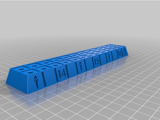 d100 zindan zaman dilimi kızarmış mutant 3D print model - Mito3D