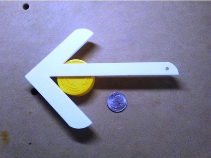 center line finder gauge - circle square 45 degree buildmod  3d print model - Mito3D