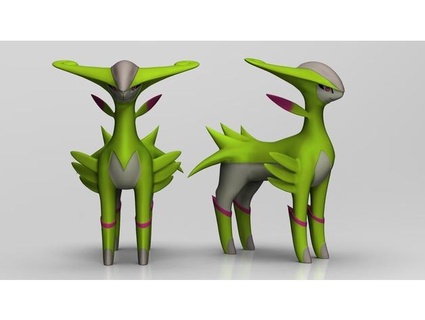 Pokémon virizion hd sentinela 3d print model - Mito3D