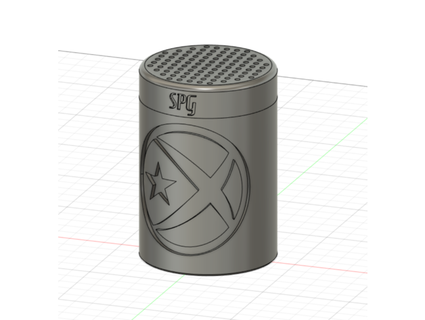 bbq spg condiment shaker 4xsample 3d print model - Mito3D