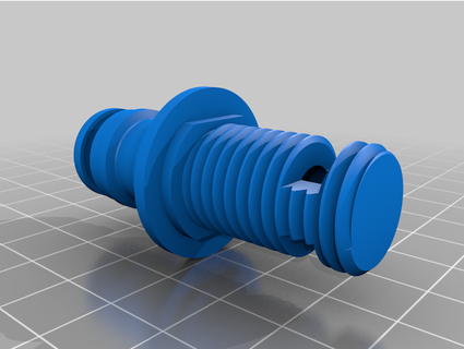 falciatrice mazzo acqua tubo flessibile lavaggio alfiobrugola 3d print model - Mito3D