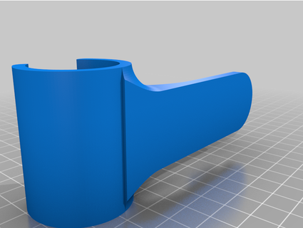gopro arpón montar 31mm barril wikismo 3d print model - Mito3D