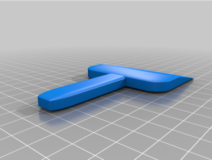 print bed scraper waddlegoggles 3d print model - Mito3D