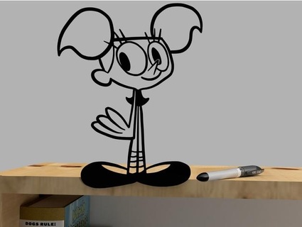 dee dee without ground shadow  3d print model - Mito3D