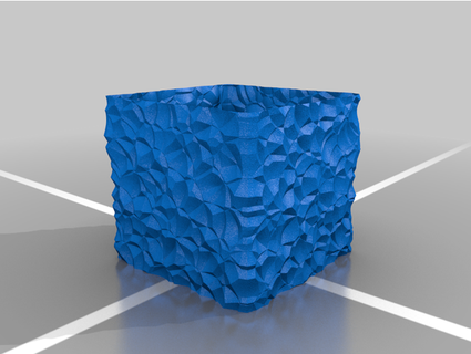 Voronoi caixa kussa 3d print model - Mito3D