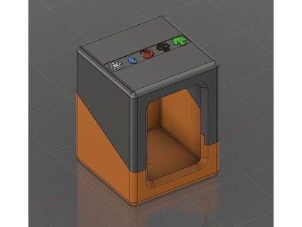 mtg Kommandant Deckbox edh Felsbrocken alem 3d print model - Mito3D