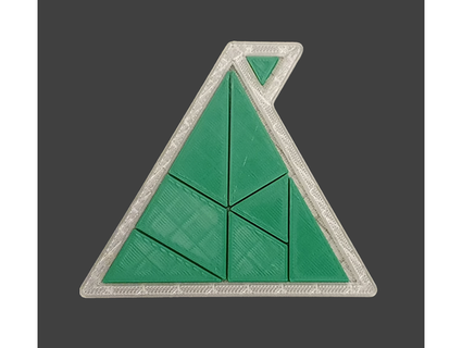 üçgen + kahraman teknolojisi 3d print model - Mito3D