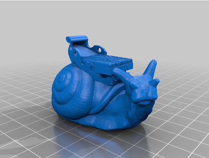 racing snails - dnd mounts sebwaters 3d print model - Mito3D