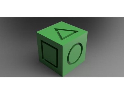 20mm test cube - squid game alwaysblue 3d print model - Mito3D