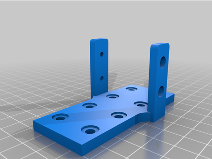 biqu h2 exoslide mount fozzymaker 3d print model - Mito3D