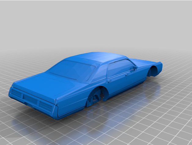 1971 Chrysler Newport pinède Derby voiture xolthrax 3D print model - Mito3D