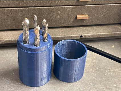 brad point drill bit set container mklange 3d print model - Mito3D