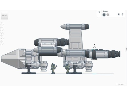 modular Águia rápido purê cavaleiro 3d print model - Mito3D