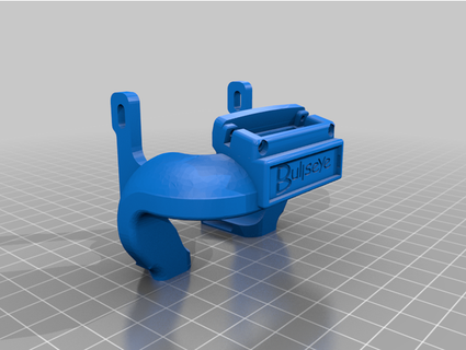 ender 3 + direct drive bullseye fan duct philbarker 3d print model - Mito3D