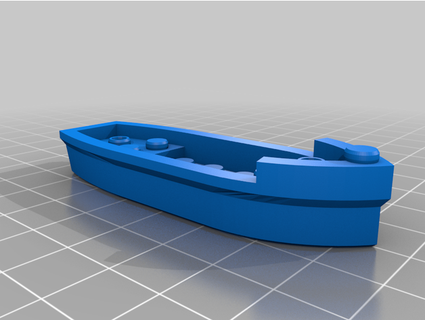 piccolo Lego barca brodo78 3d print model - Mito3D