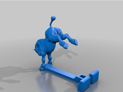 horse cell phone stand markuszeller 3d print model - Mito3D
