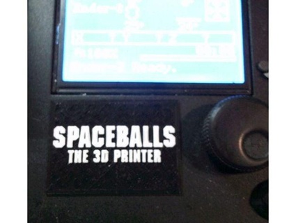 Spaceballs 3d impressora mcfortner 3d print model - Mito3D
