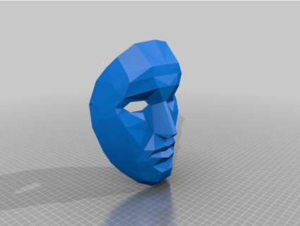 front mask squid remix impresionescaptis 3d print model - Mito3D