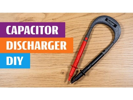 cpacitor discharger - easy diy test leads tech-3d 3d print model - Mito3D