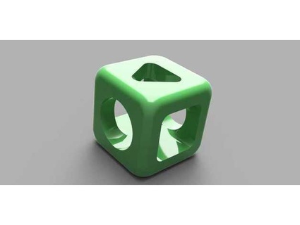 20mm calibration hollow cube - squid game alwaysblue 3d print model - Mito3D