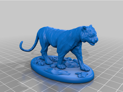 tiger vorobej72 3d print model - Mito3D